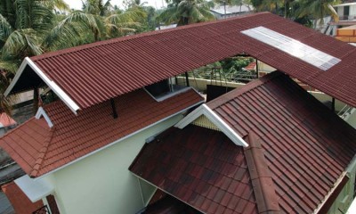 Необычные крыши, покрытые ондулином