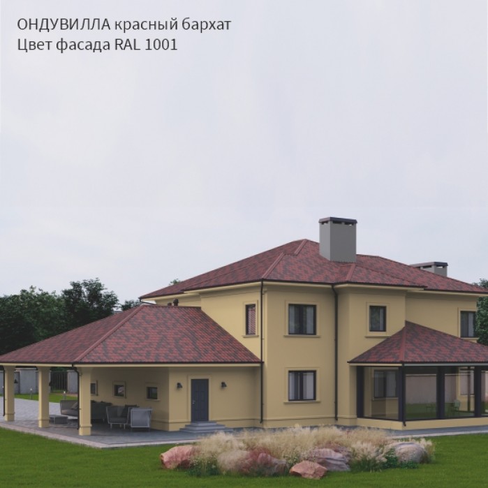 Кровля Ондувилла — размеры листа, цены, монтаж | Черепица Ондувилла на ...