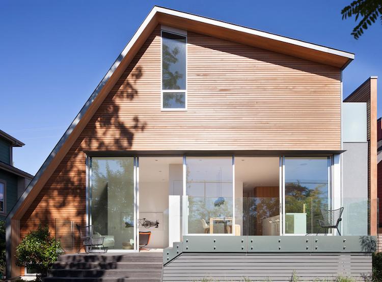 асіметрычны дах фота