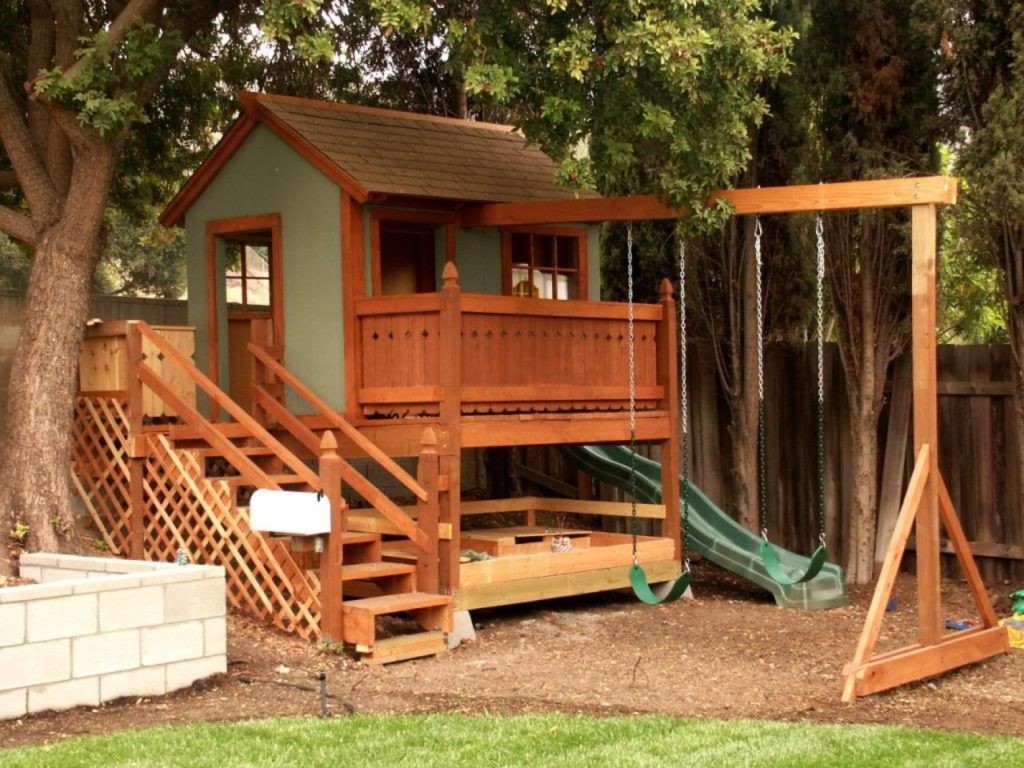домик для ребенка из дерева