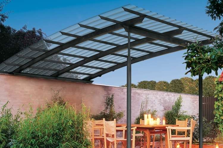 навес з полікарбаната