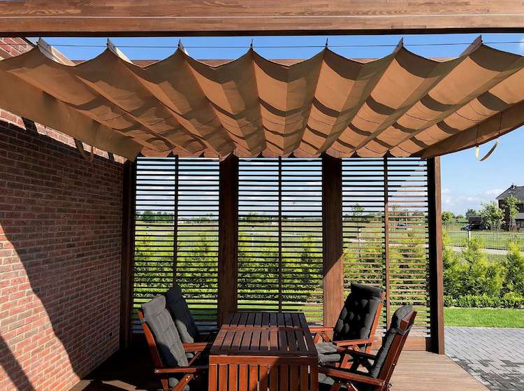 навес з тканіны