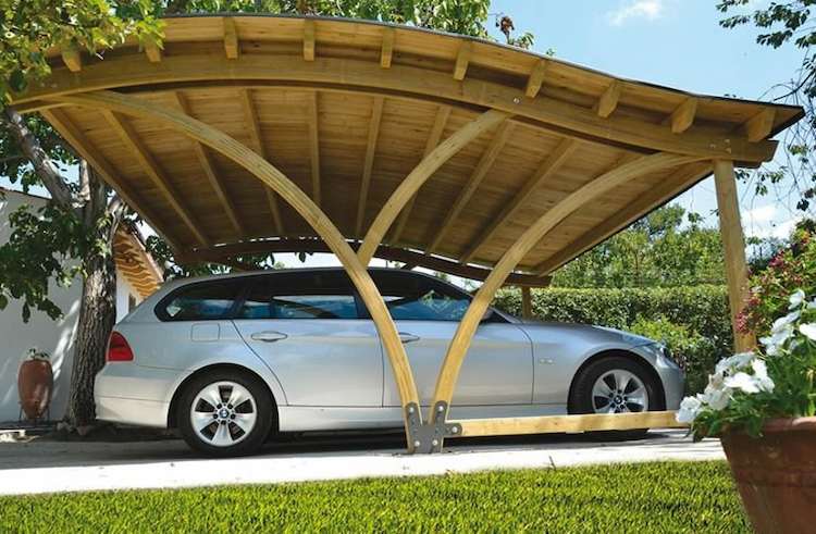 хвалепадобны навес