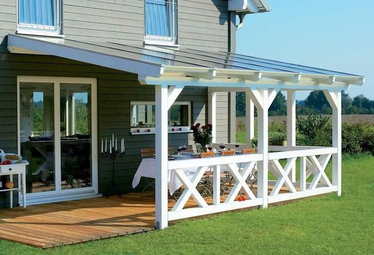 Ағаш веранда