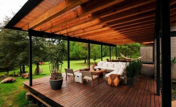 Тақта еденді веранда