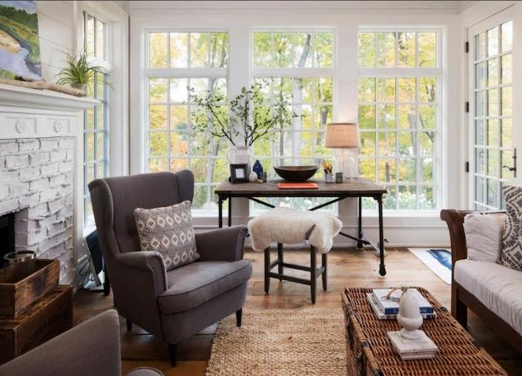 Каминді веранда