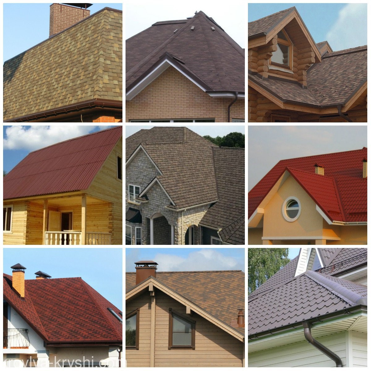 Типы, конструкции и основные элементы крыш