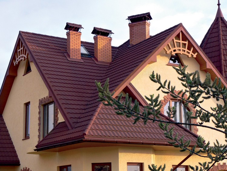 Красивые крыши частных домов: фото, варианты дизайна, виды