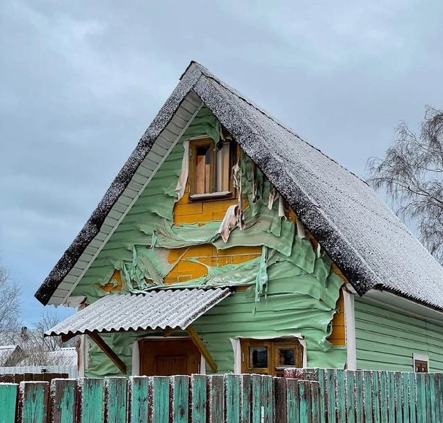 аплавіўся вінілавы сайдынг