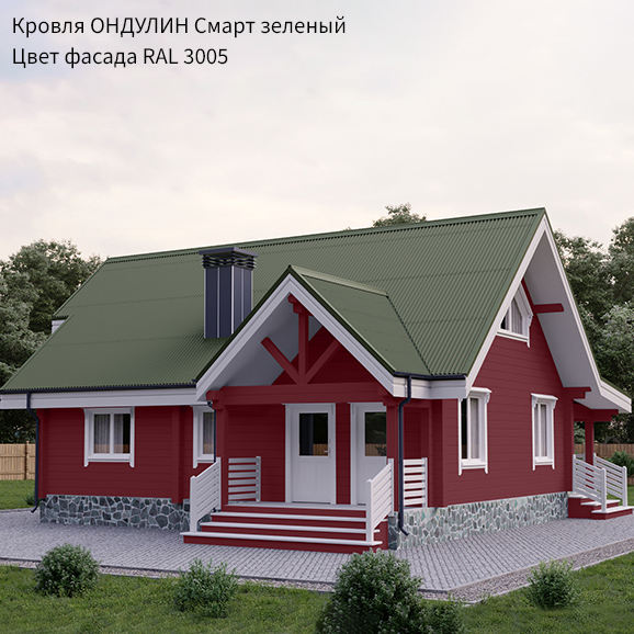 Кровля Ондулин Смарт — размеры, цены, монтаж | Ондулин Smart на ...
