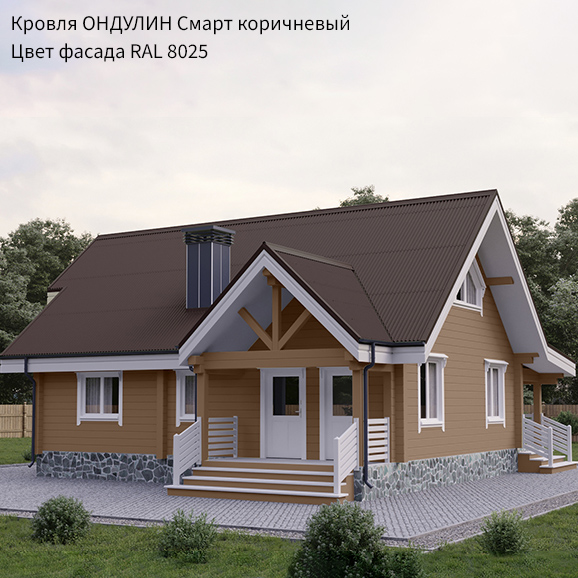 Кровля Ондулин Смарт — размеры, цены, монтаж | Ондулин Smart на ...